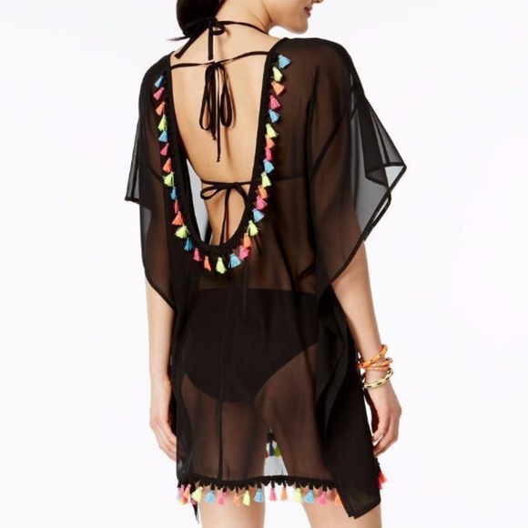rainbow swim cover up